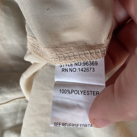 HYPR Black Lace & Cream Underlay Midi Circle Skirt, Women’s L, 96369 - Picture 16 of 16